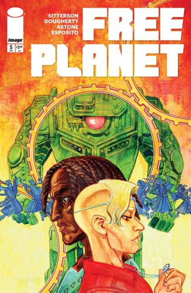 Free Planet #5 Cover B Jed Dougherty Green Variant
