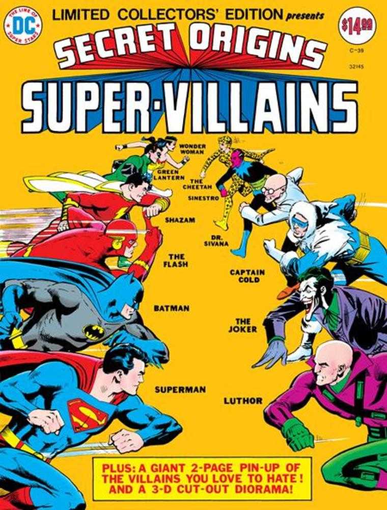 Limited Collectors Edition #39 Secret Origins Super Villains Facsimile Edition Cover A Dick Giordano