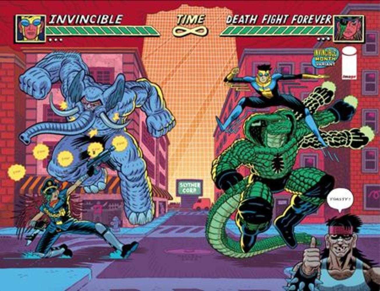 Death Fight Forever #2 (Of 5) Cover D Andrew Maclean Invincible Team Up Wraparound Variant (Mature)