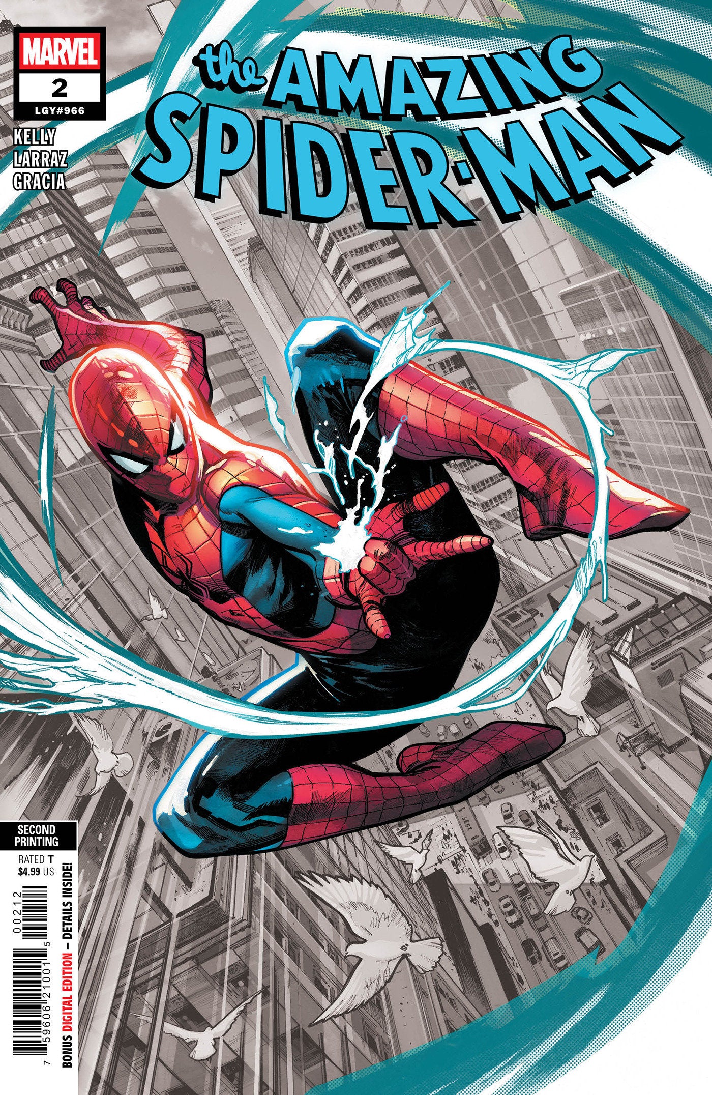 Amazing Spider-Man #2 2nd Print Pepe Larraz Variant