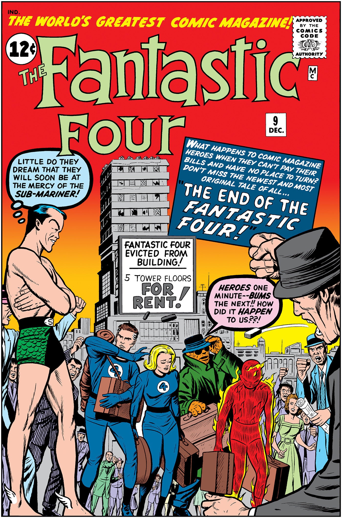 Fantastic Four #9 Facsimile Edition Foil Variant