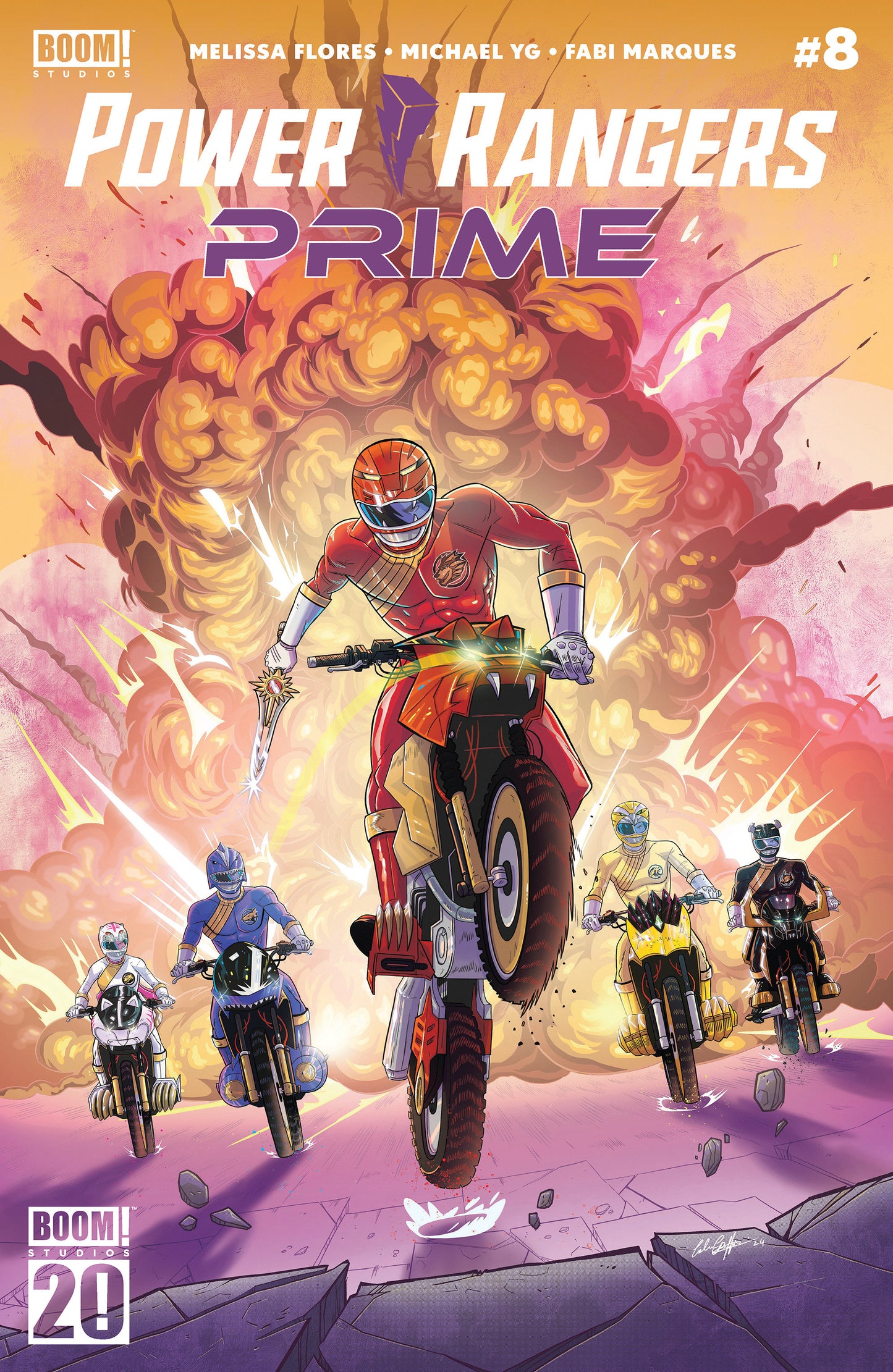 Power Rangers Prime #8 B Variant (Dressed, Griffin)