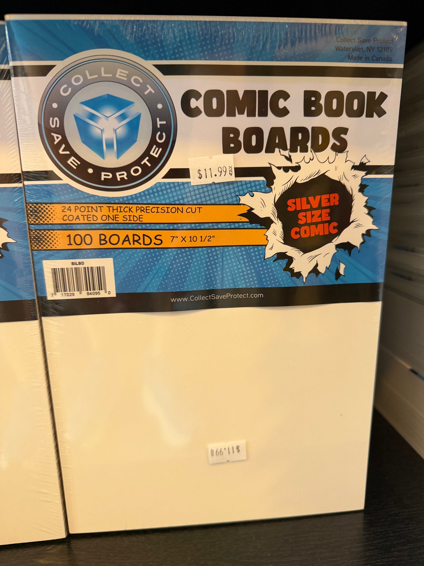 SILVER COMIC BOARDS
