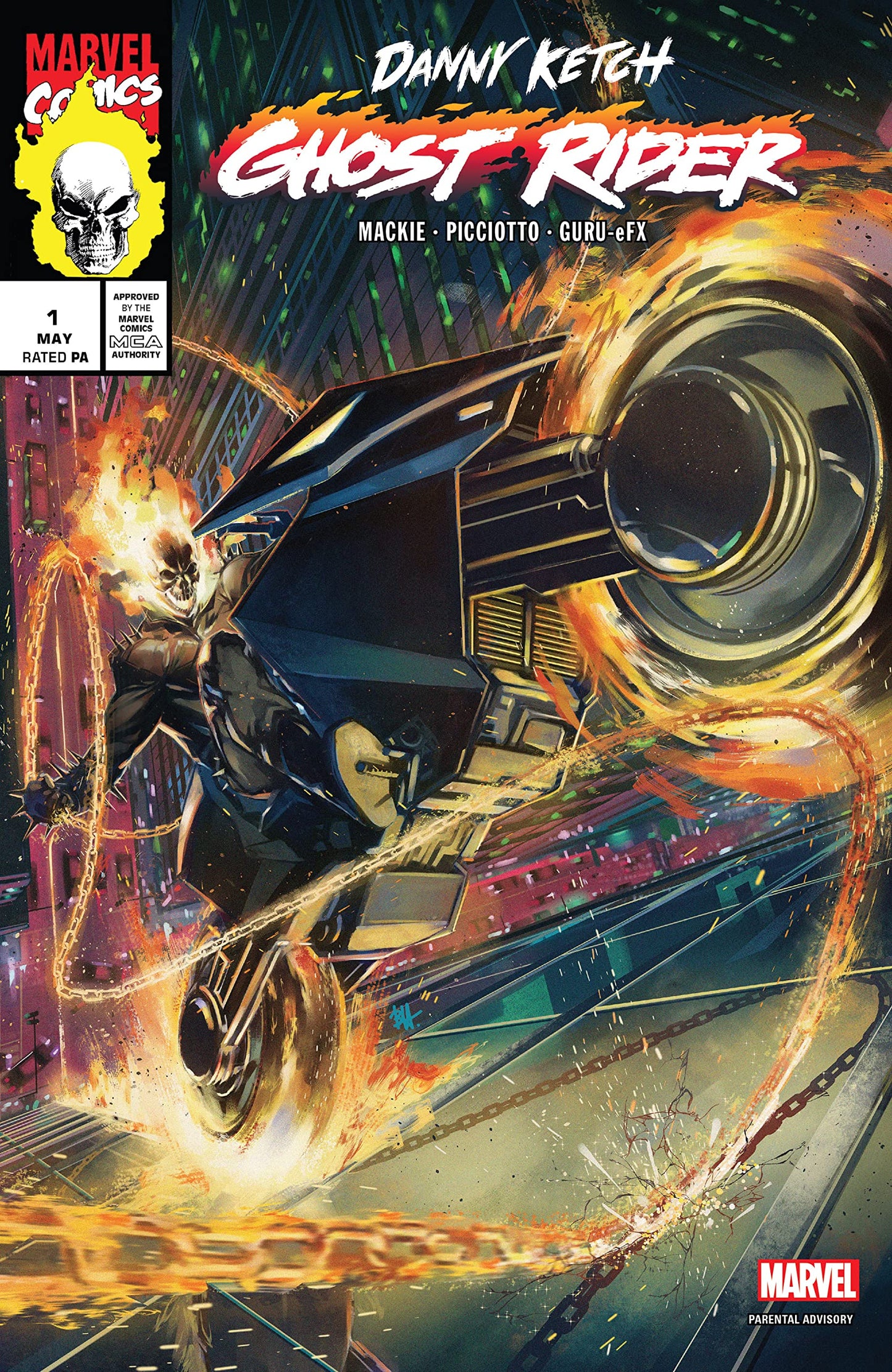 Danny Ketch: Ghost Rider #1 A cover