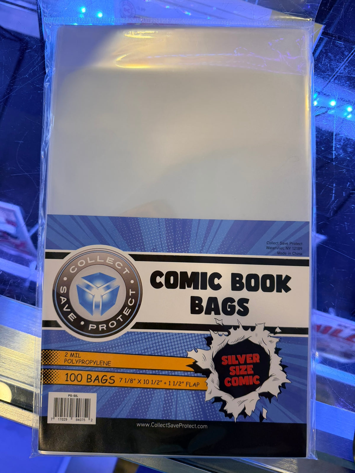 SILVER COMIC BAGS