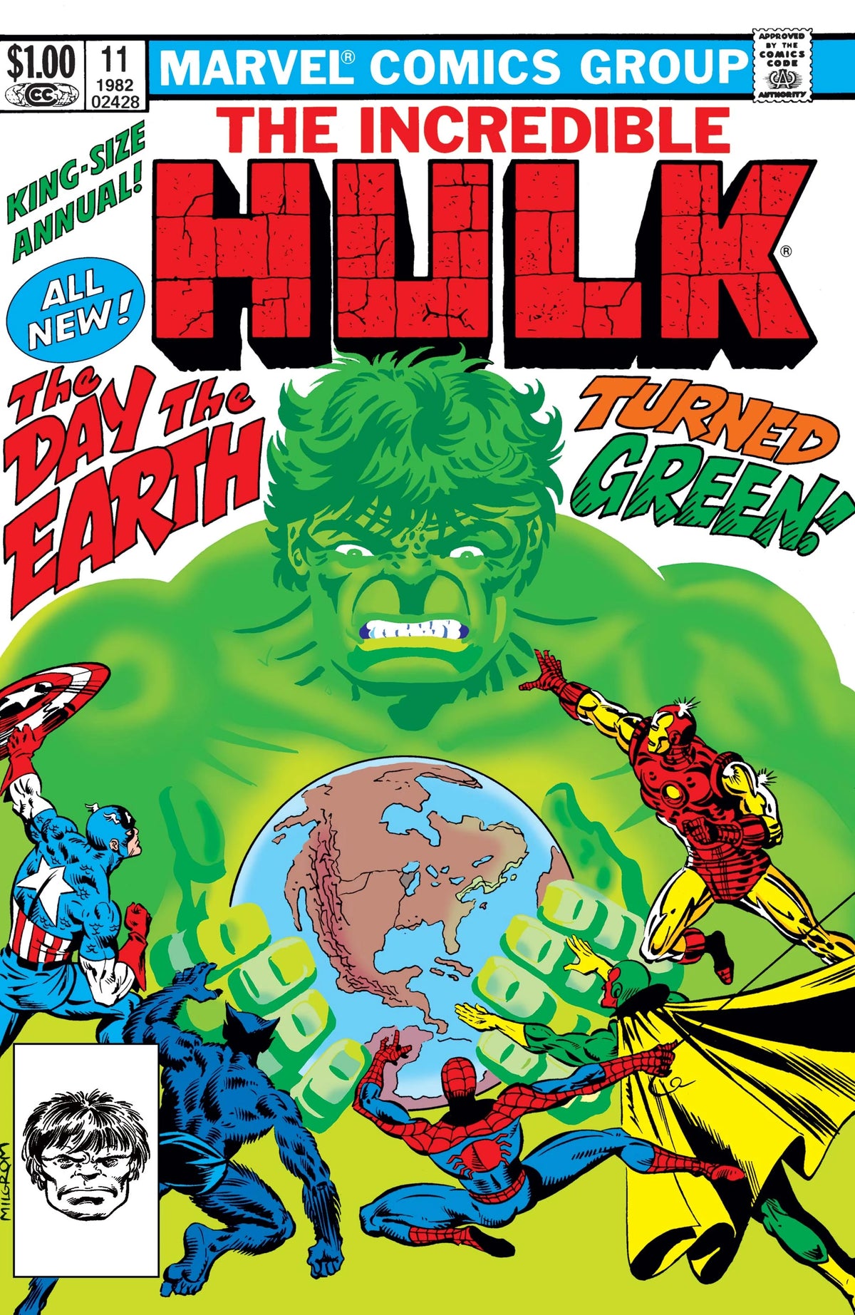 The Incredible Hulk Annual #11 Newsstand Edition cover