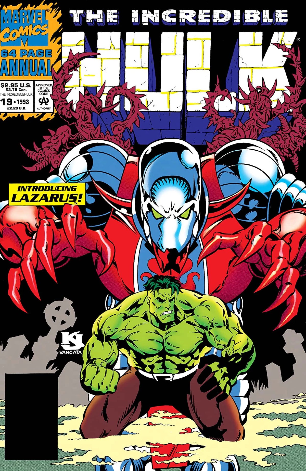 The Incredible Hulk Annual #19 Direct Edition cover
