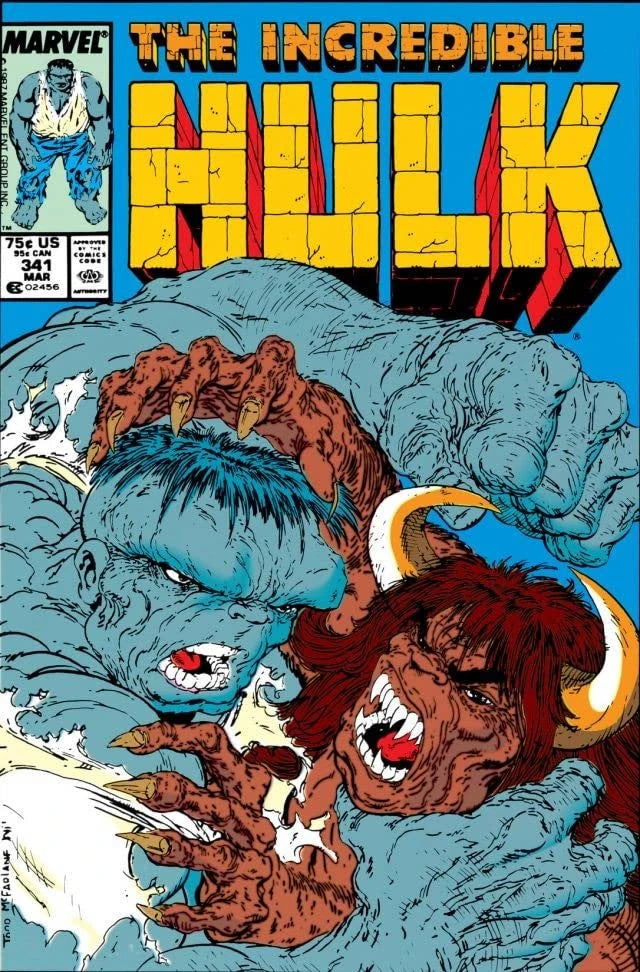 The Incredible Hulk #341 Direct Edition cover