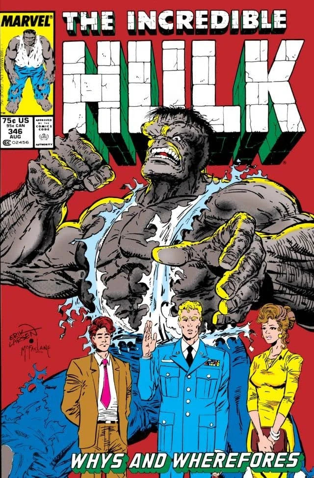 The Incredible Hulk #346 Direct Edition cover
