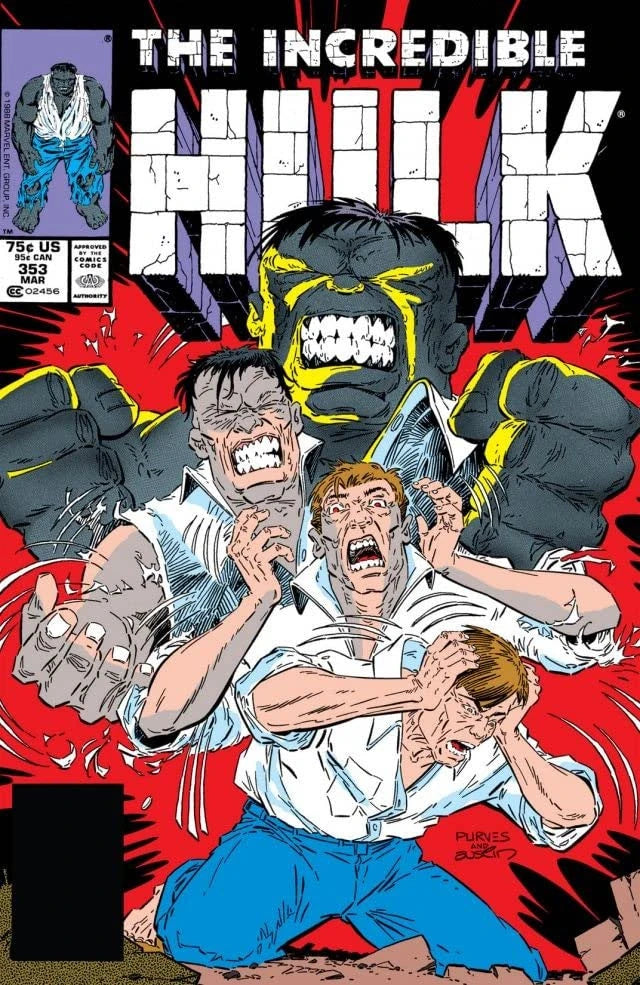The Incredible Hulk #353 Direct Edition cover