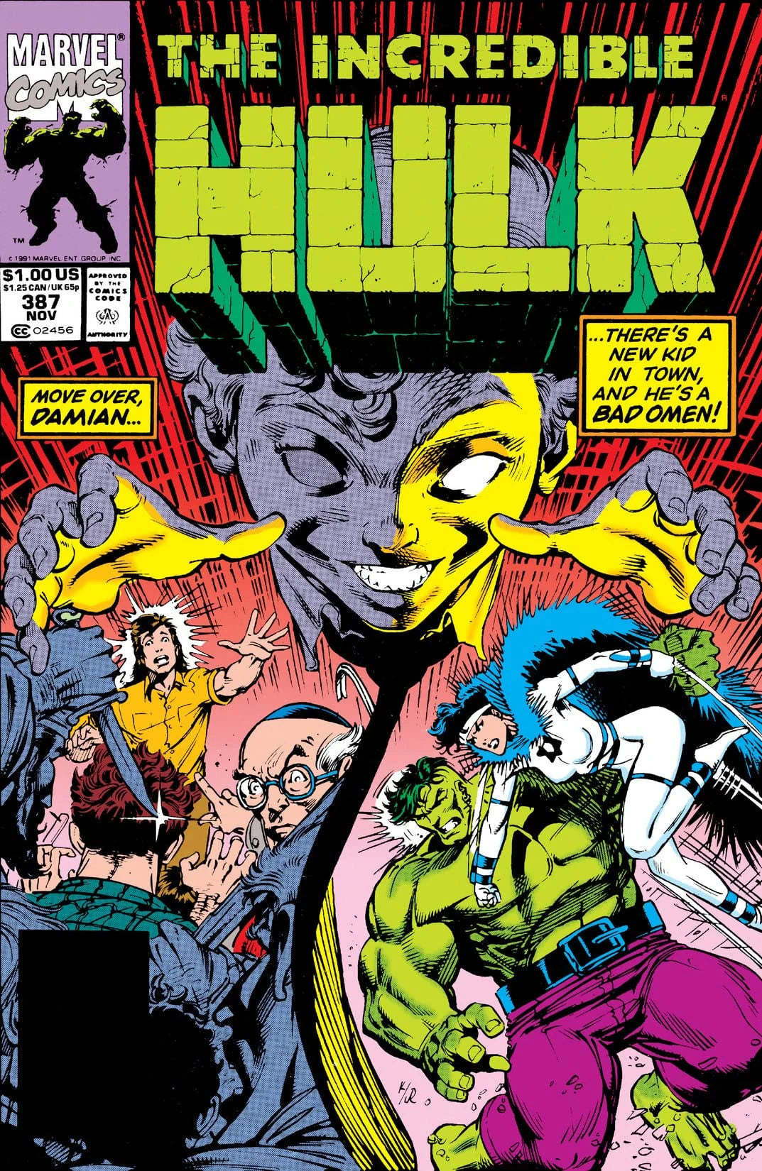The Incredible Hulk #387 Direct Edition cover