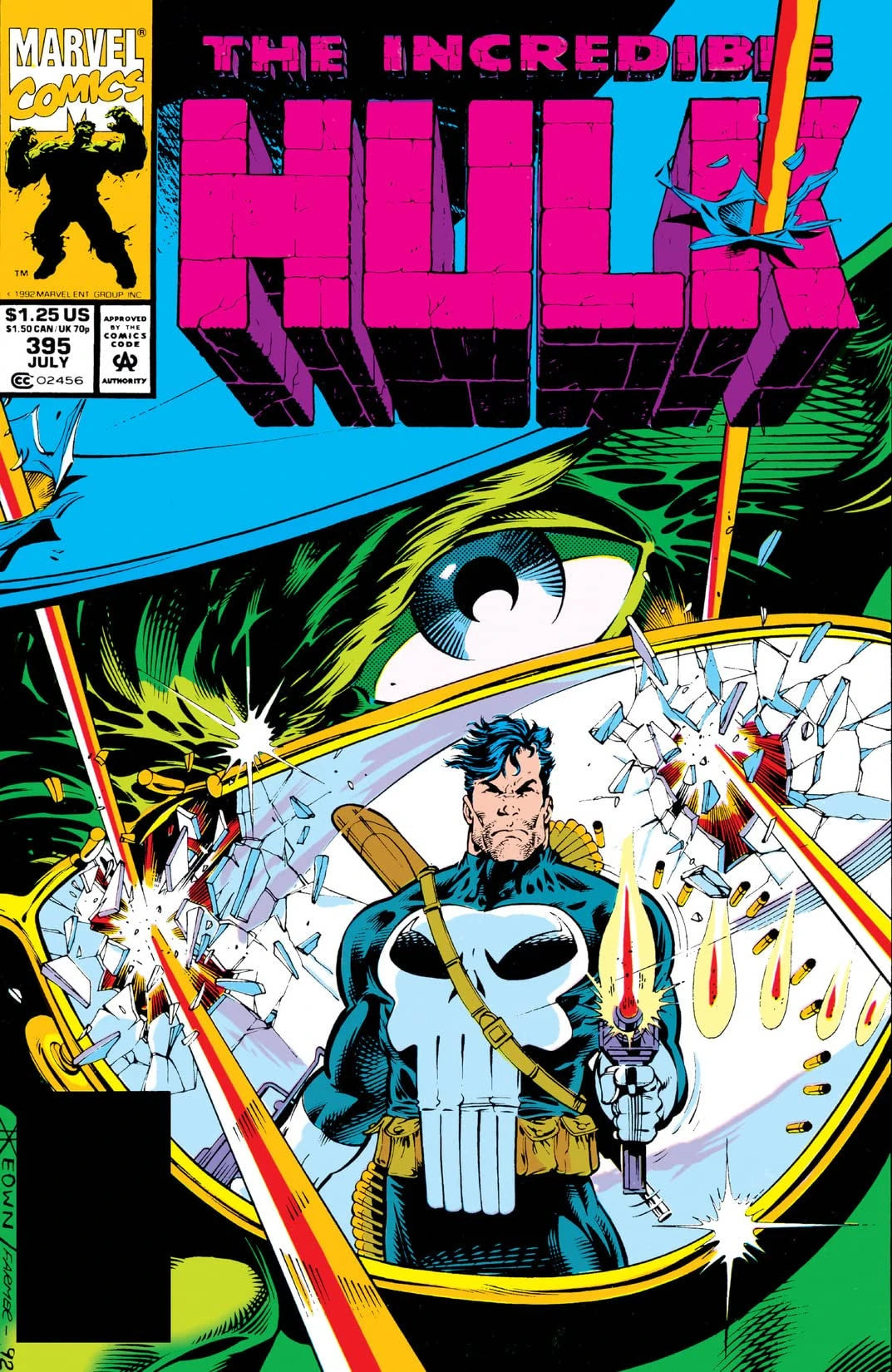 The Incredible Hulk #395 Direct Edition cover