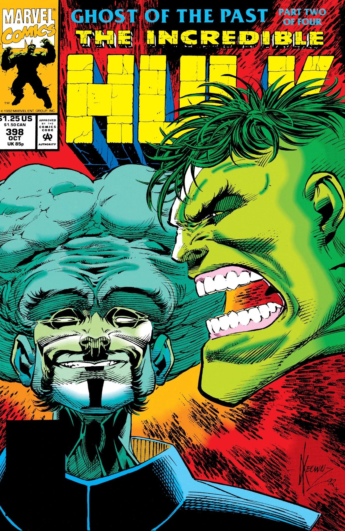 The Incredible Hulk #398 Direct Edition cover