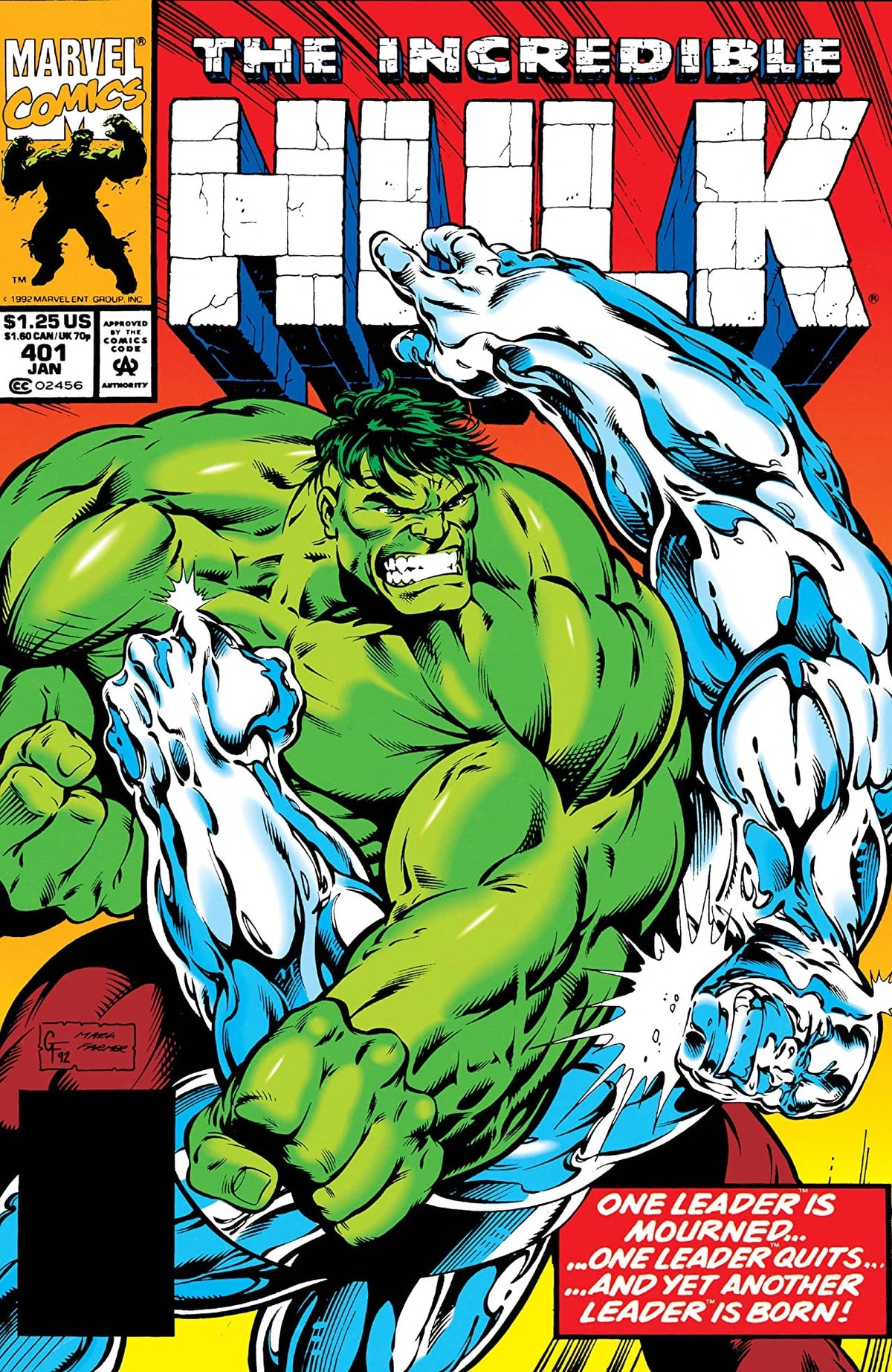 The Incredible Hulk #401 Direct Edition cover