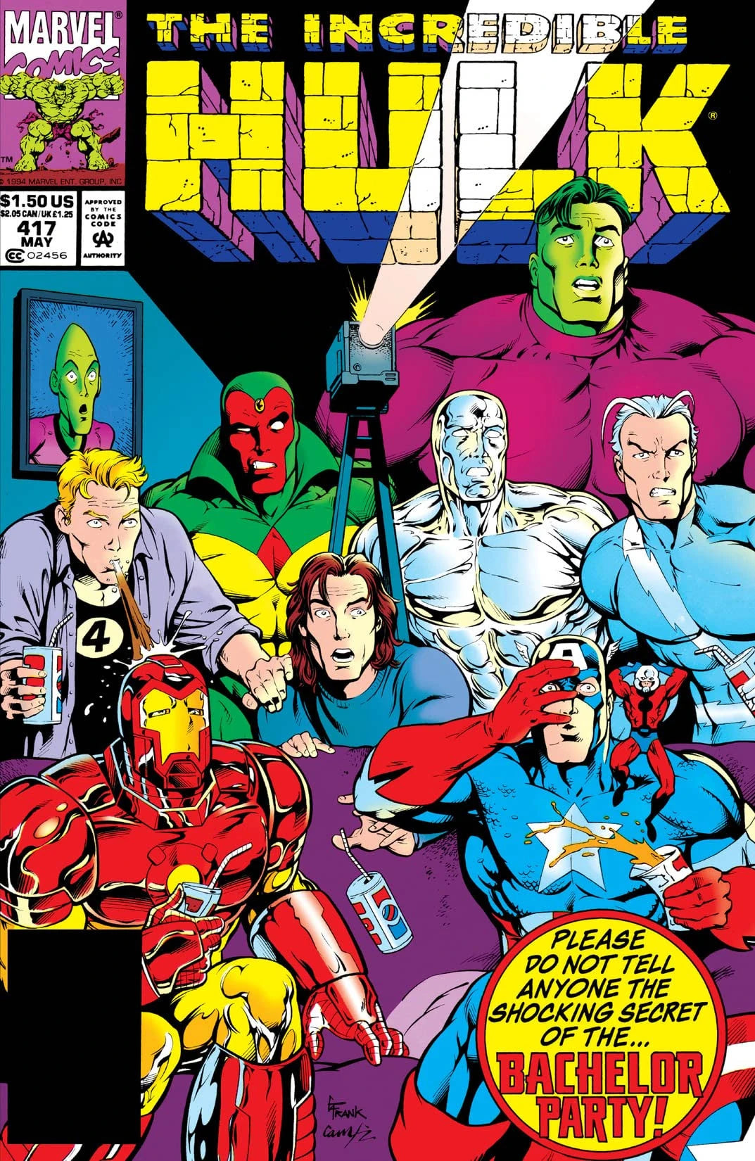 The Incredible Hulk #417 Direct Edition cover