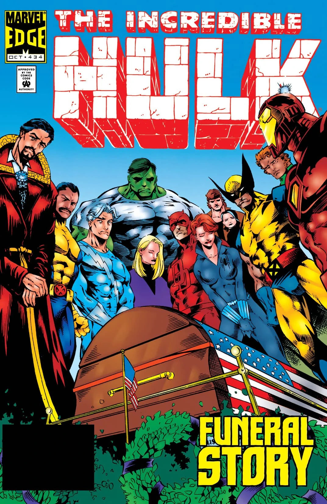 The Incredible Hulk #434 Direct Edition cover