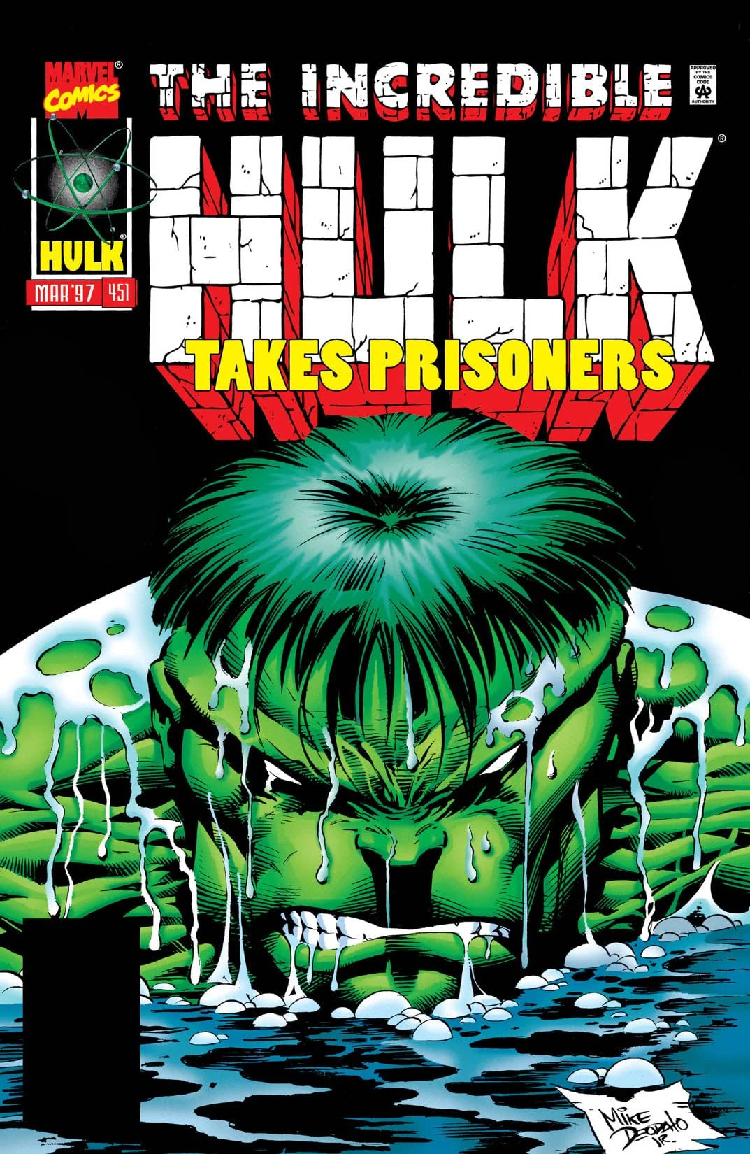 The Incredible Hulk #451 Direct Edition cover