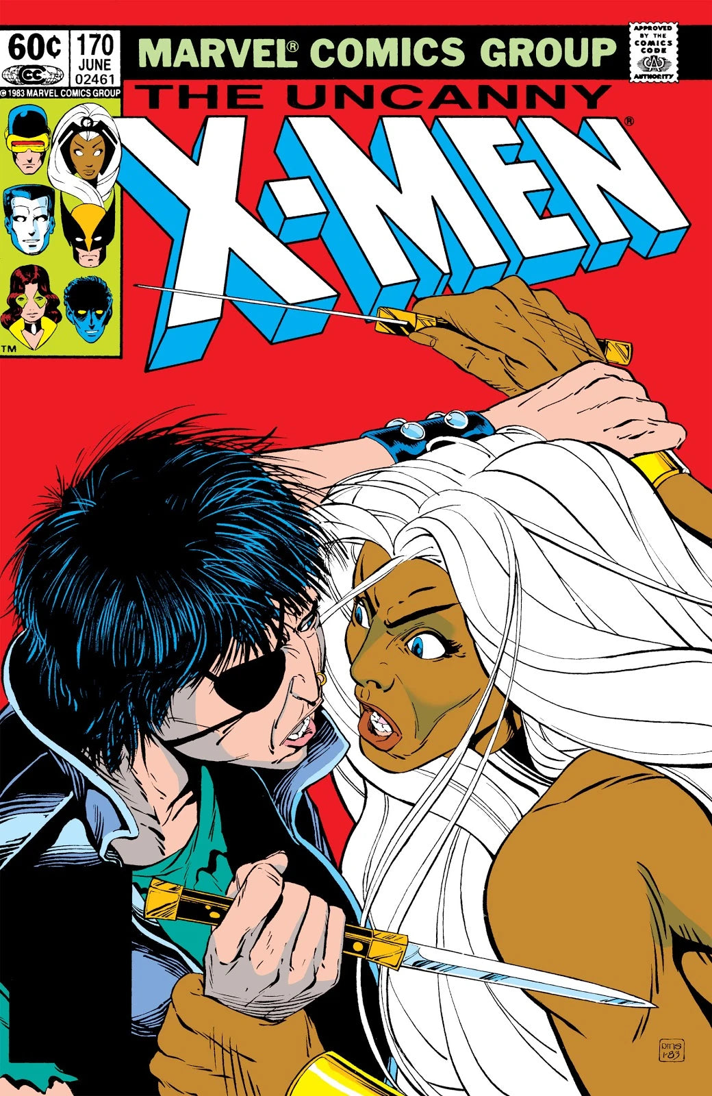 Uncanny X-Men #170 B Newsstand Edition cover
