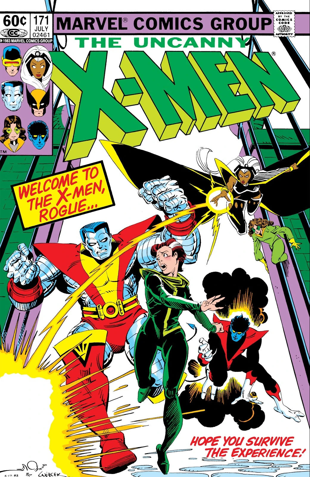 Uncanny X-Men #171 A Direct Edition cover