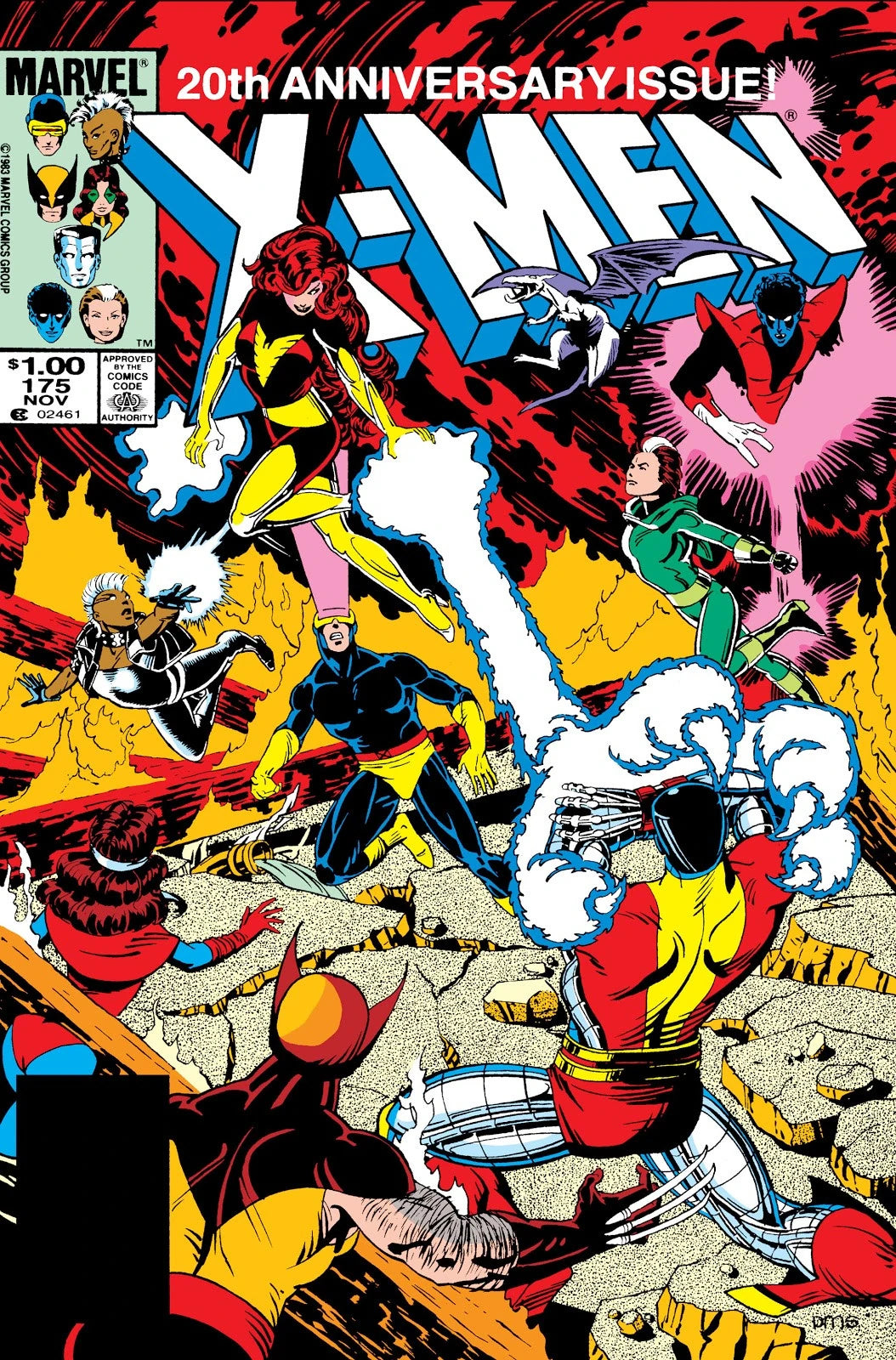 Uncanny X-Men #175 Direct Edition cover
