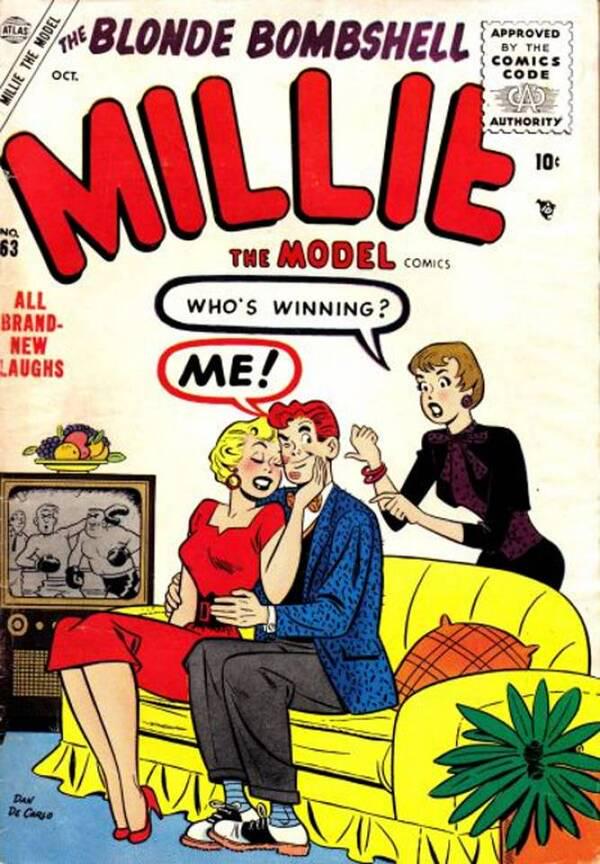 Millie the Model #63 (1955) cover