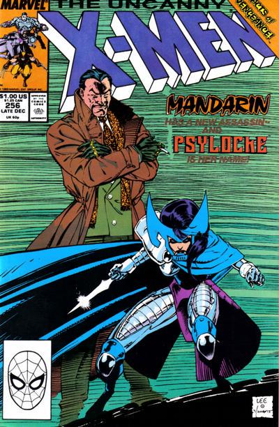 Uncanny X-Men #256 Direct Edition (1989) cover