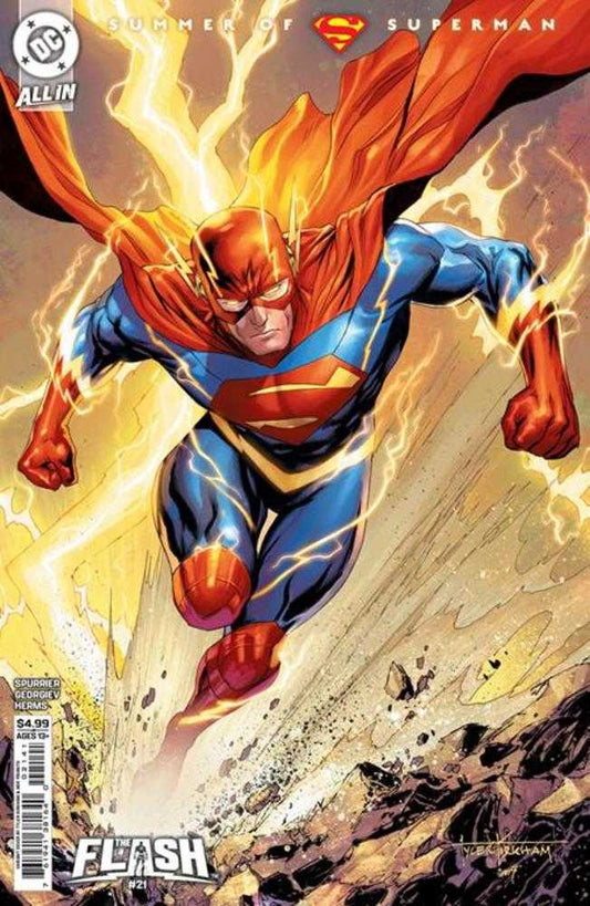 Flash #21 Cover D Tyler Kirkham Supersmash-Up Card Stock Variant