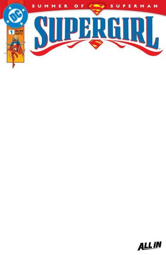 Supergirl #1 Cover E Blank Card Stock Variant