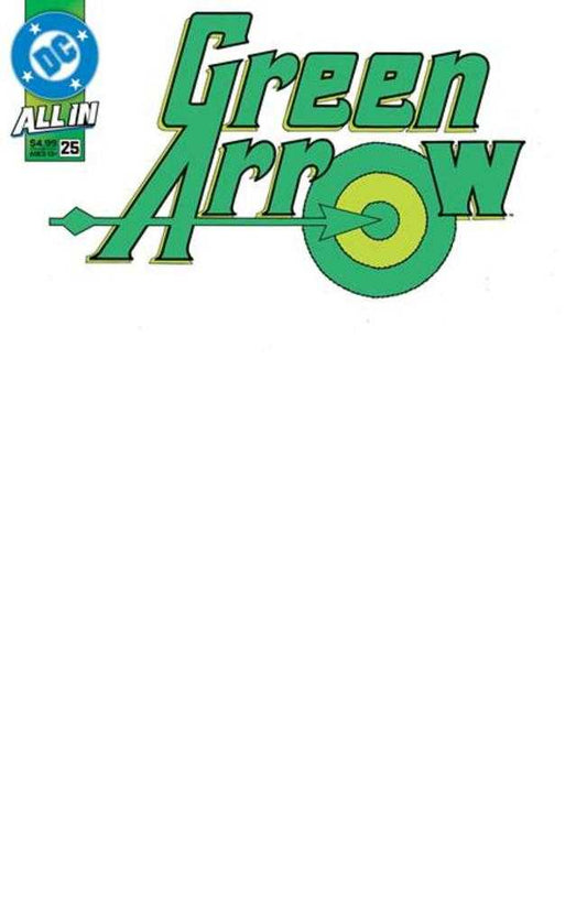 Green Arrow #25 Cover E Blank Card Stock Variant