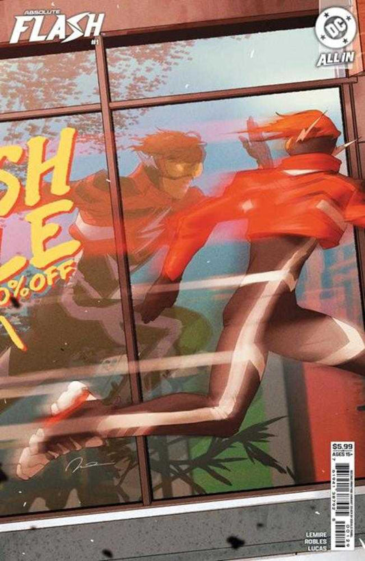Absolute Flash #1 2nd Print Cover B Gerald Parel Card Stock Variant