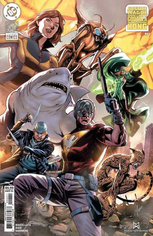 Justice League vs Godzilla vs Kong 2 #2 (Of 7) Cover D Lucas Meyer Card Stock Variant