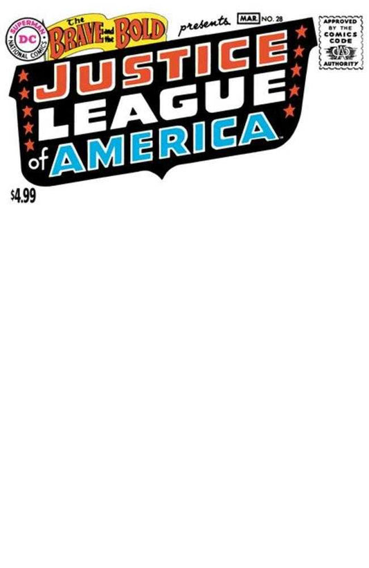 Brave And The Bold #28 Facsimile Edition Cover C Blank Card Stock Variant (2026 Edition)