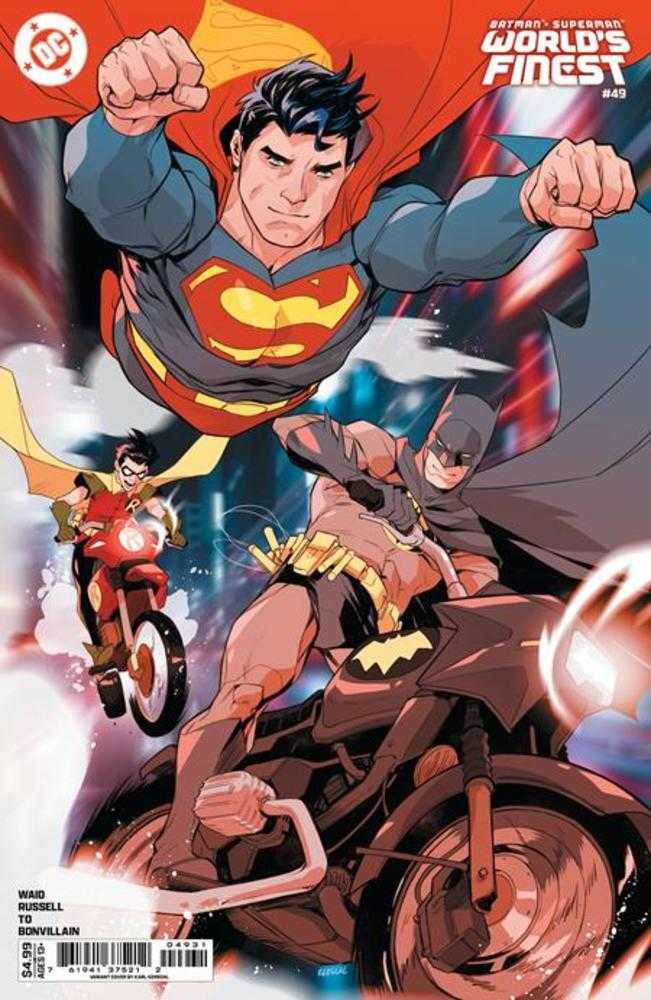Batman Superman Worlds Finest #49 Cover C Karl Kerschl Card Stock Variant