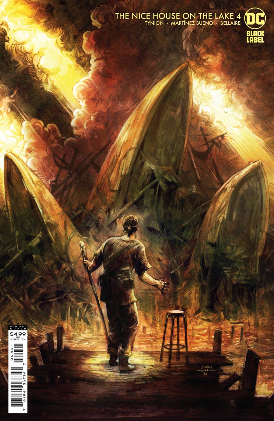 The Nice House on the Lake #4 B cover