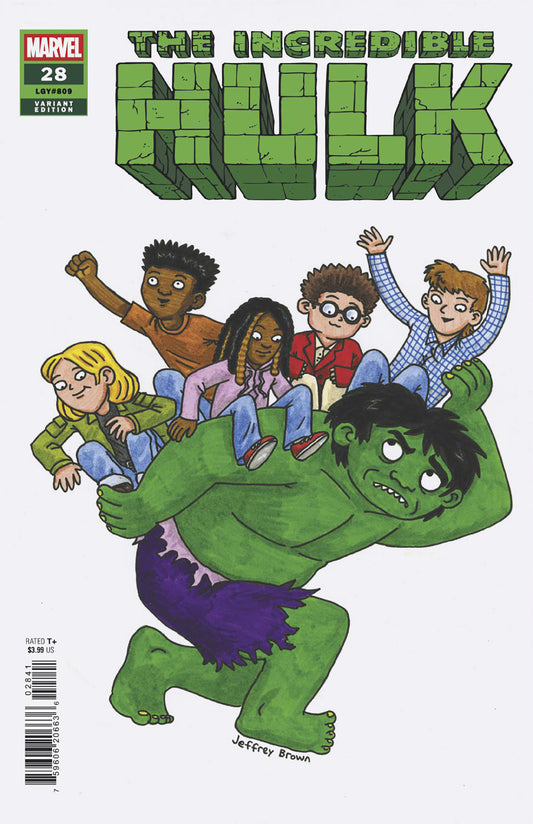 Incredible Hulk #28 Jeffrey Brown Variant