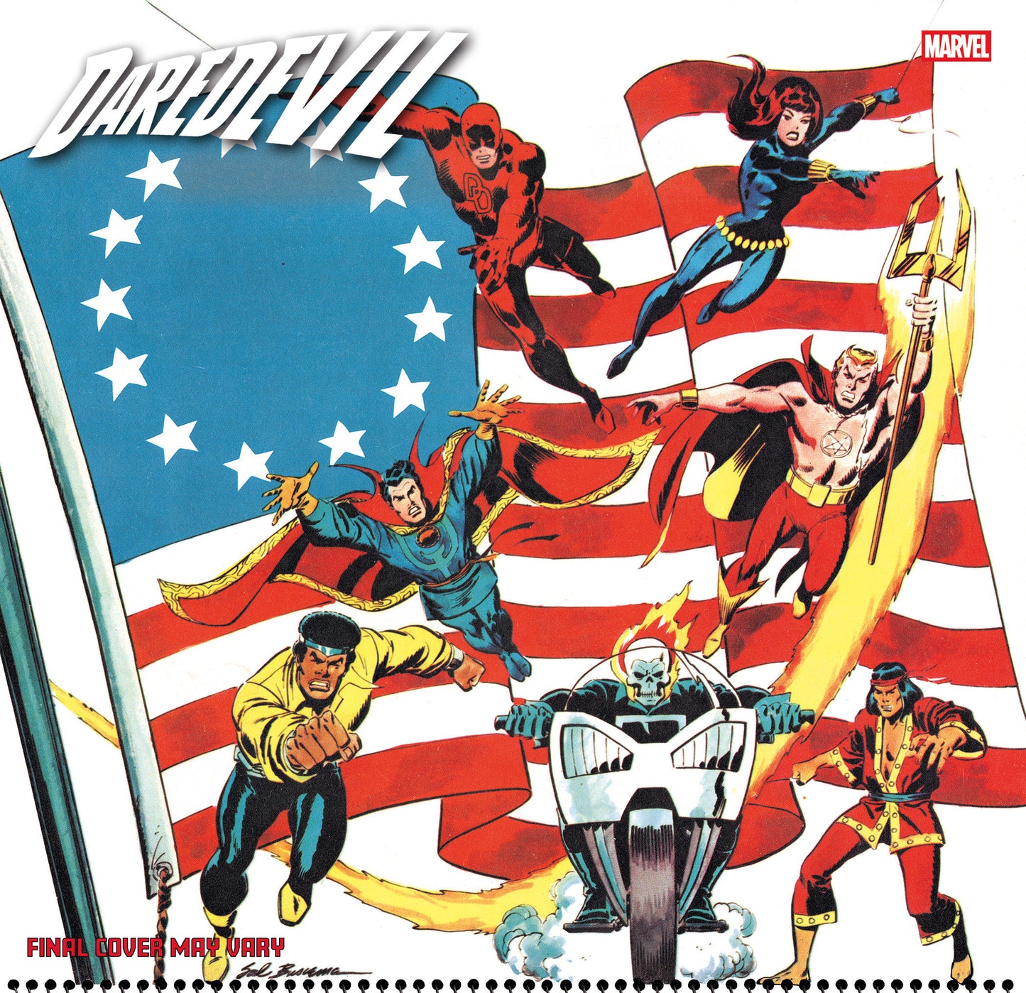 Daredevil #1 Sal Buscema Bicentennial Calendar Hidden Gem Variant