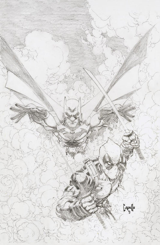Marvel/DC: Deadpool/Batman #1 Greg Capullo Full Art Sketch Variant