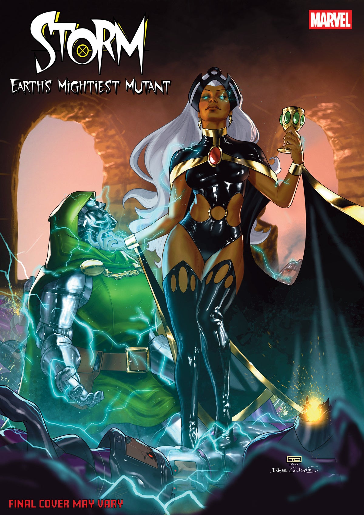 Storm: Earth's Mightiest Mutant #2 Taurin Clarke Doom Homage Variant