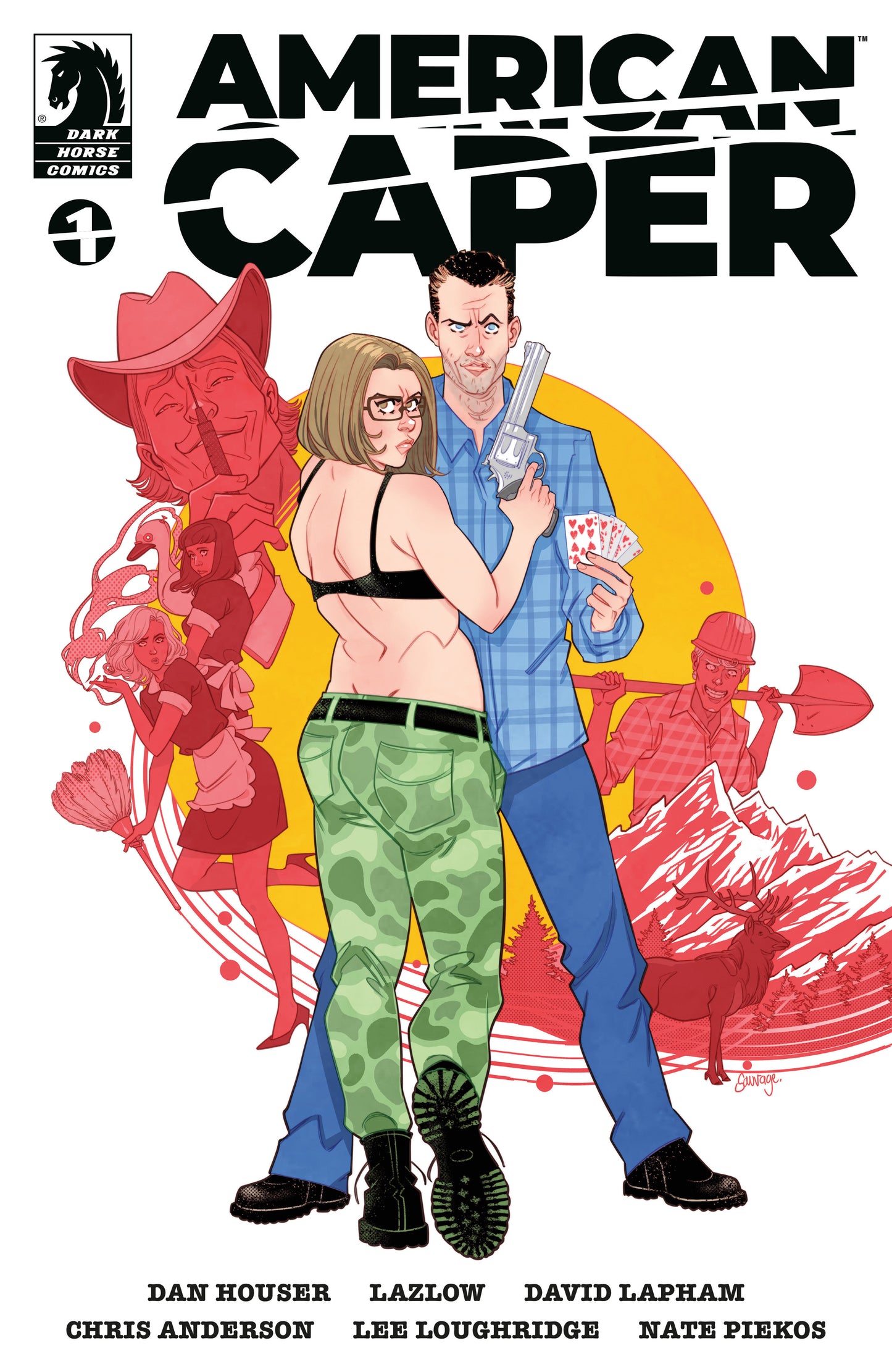 American Caper #1 (Cover E) (Marguerite Sauvage)