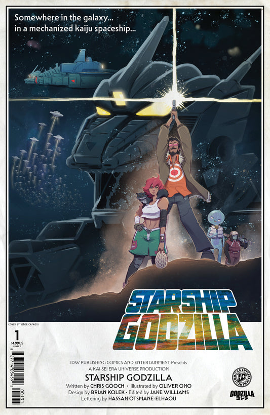 Starship Godzilla [Kai Sei Era] #1 Variant C (Cafaggi Movie Homage Cover)