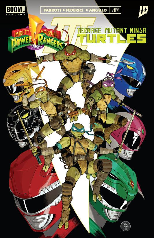 Mighty Morphin Power Rangers/ Teenage Mutant Ninja Turtles III #1 B Variant (Dressed, Mora)