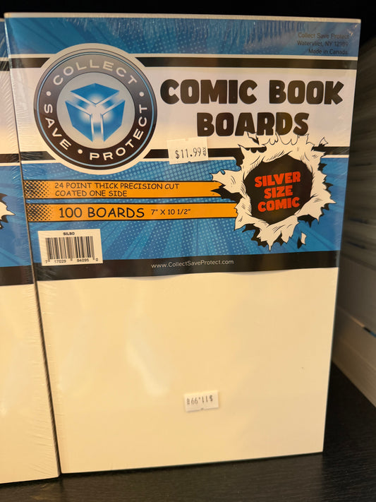 SILVER COMIC BOARDS