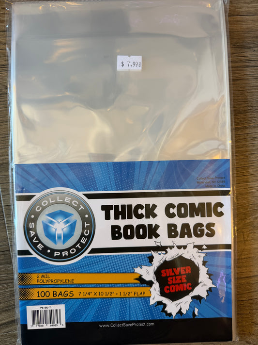 SILVER COMIC BAGS