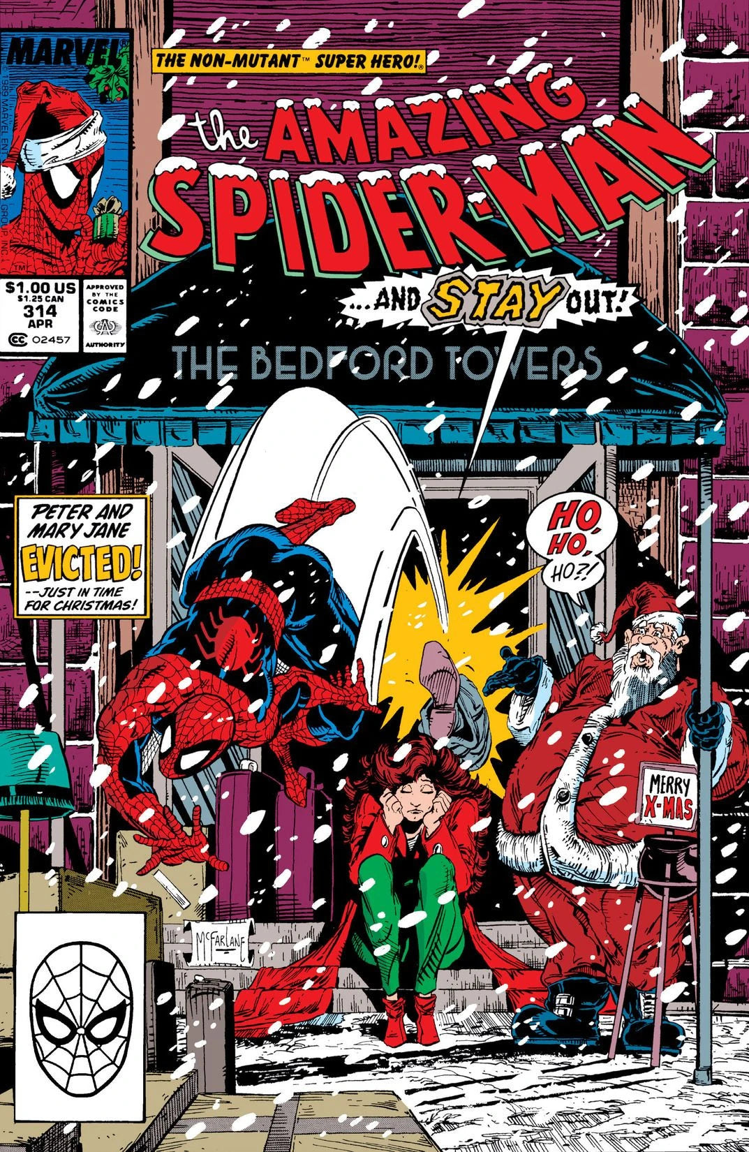 Amazing Spider-Man #314 A Direct Edition cover