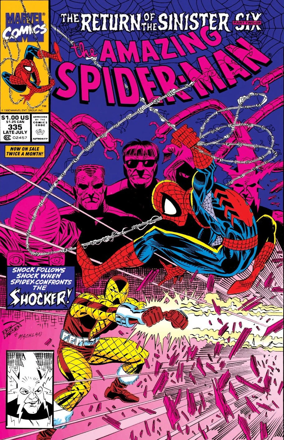Amazing Spider-Man #335 B Newsstand Edition cover