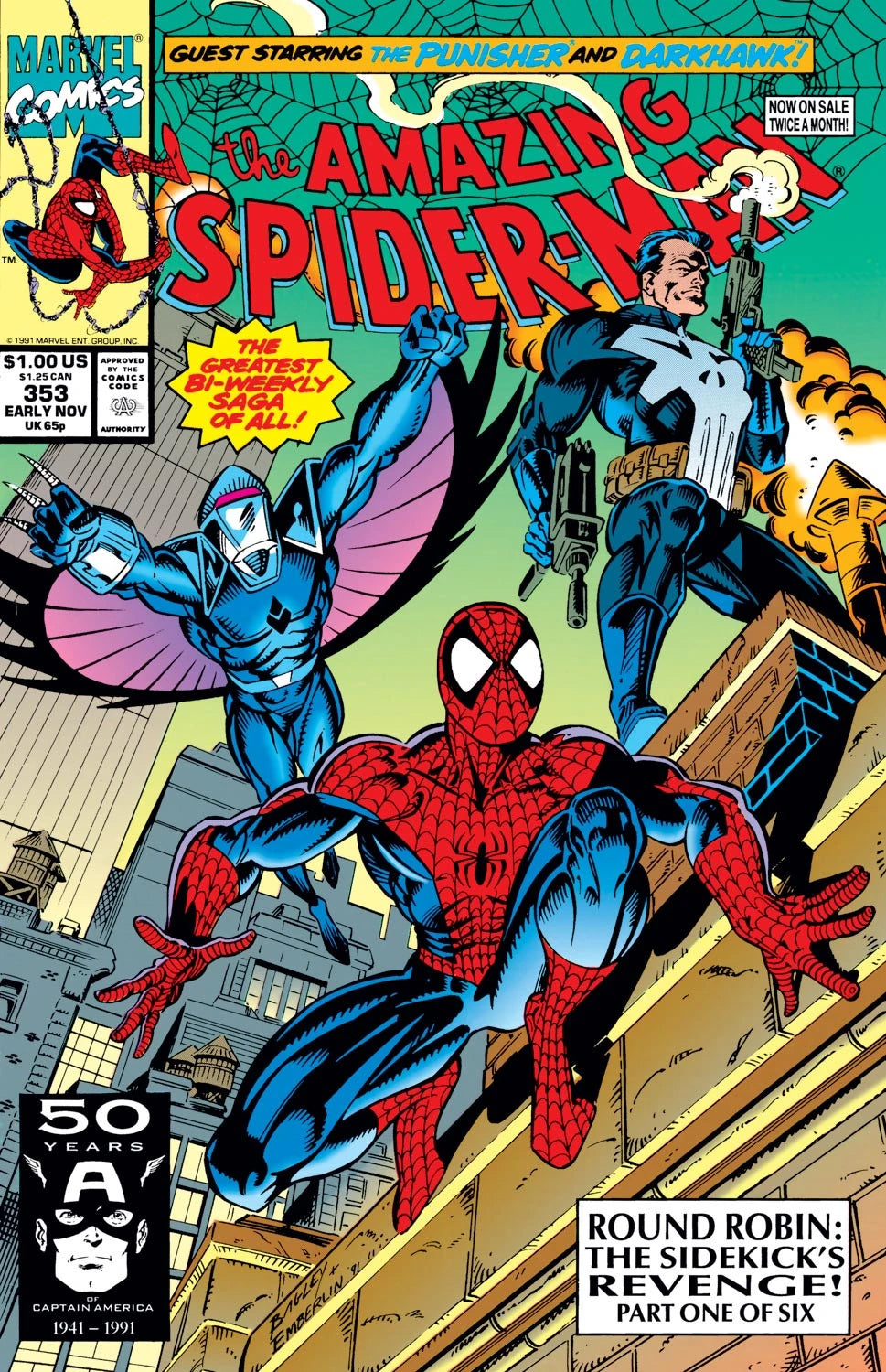 Amazing Spider-Man #353 A Direct Edition cover