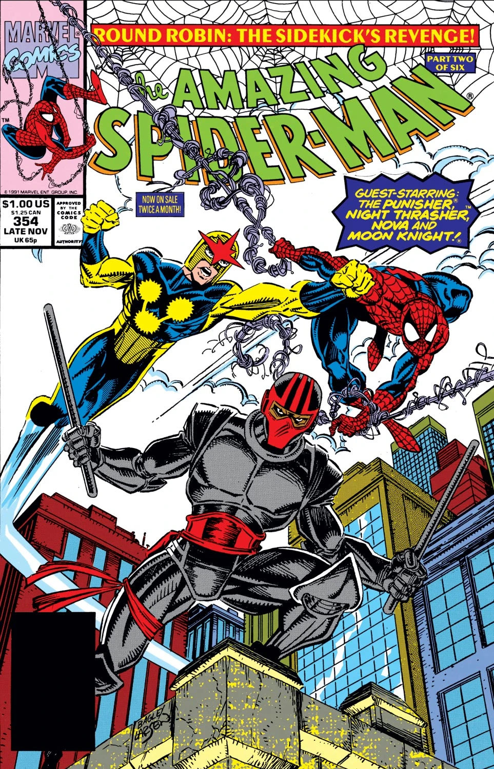 Amazing Spider-Man #354 A Direct Edition cover