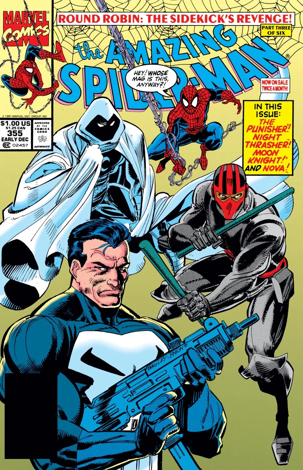 Amazing Spider-Man #355 A Direct Edition cover