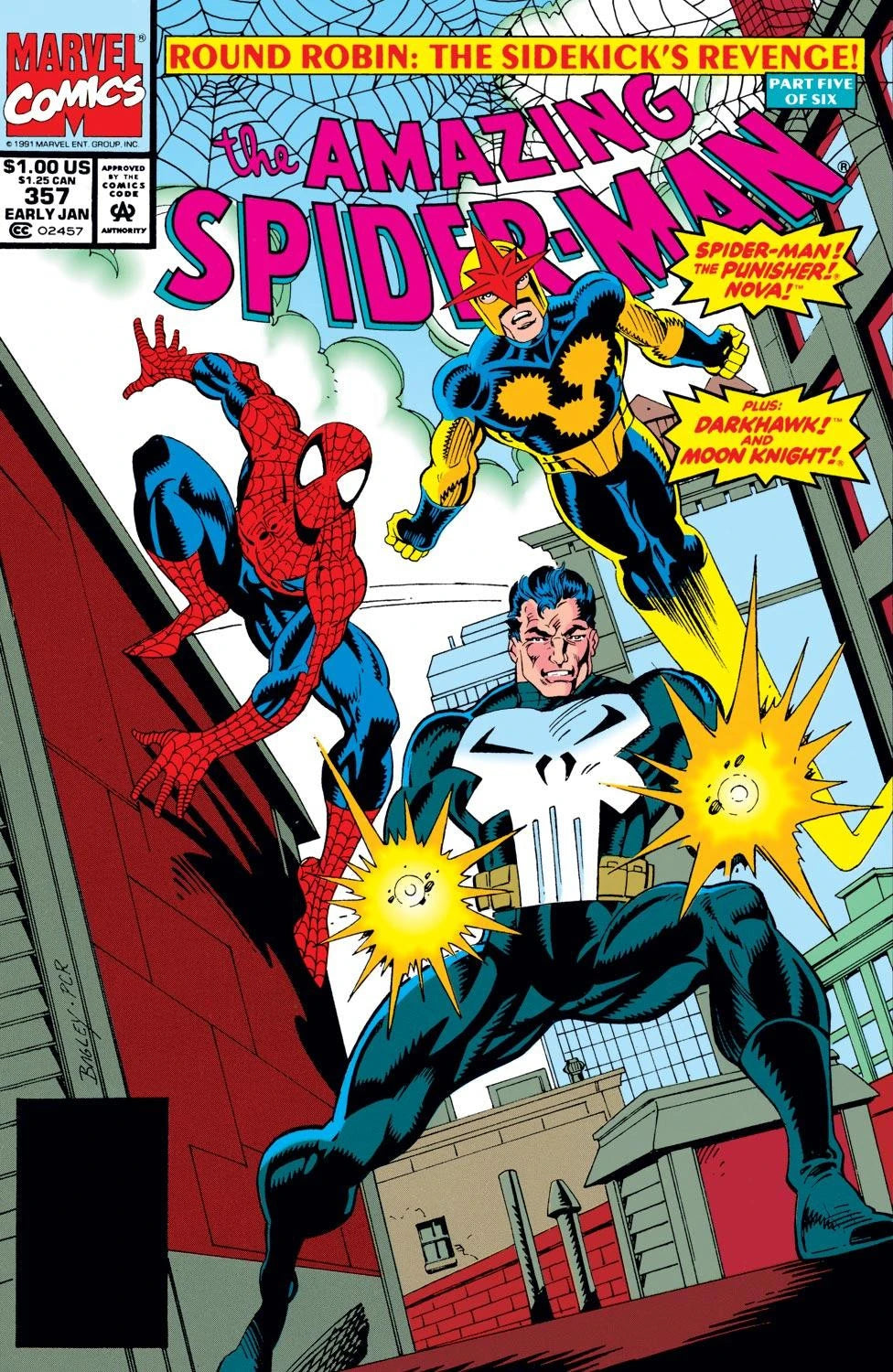 Amazing Spider-Man #357 A Direct Edition cover