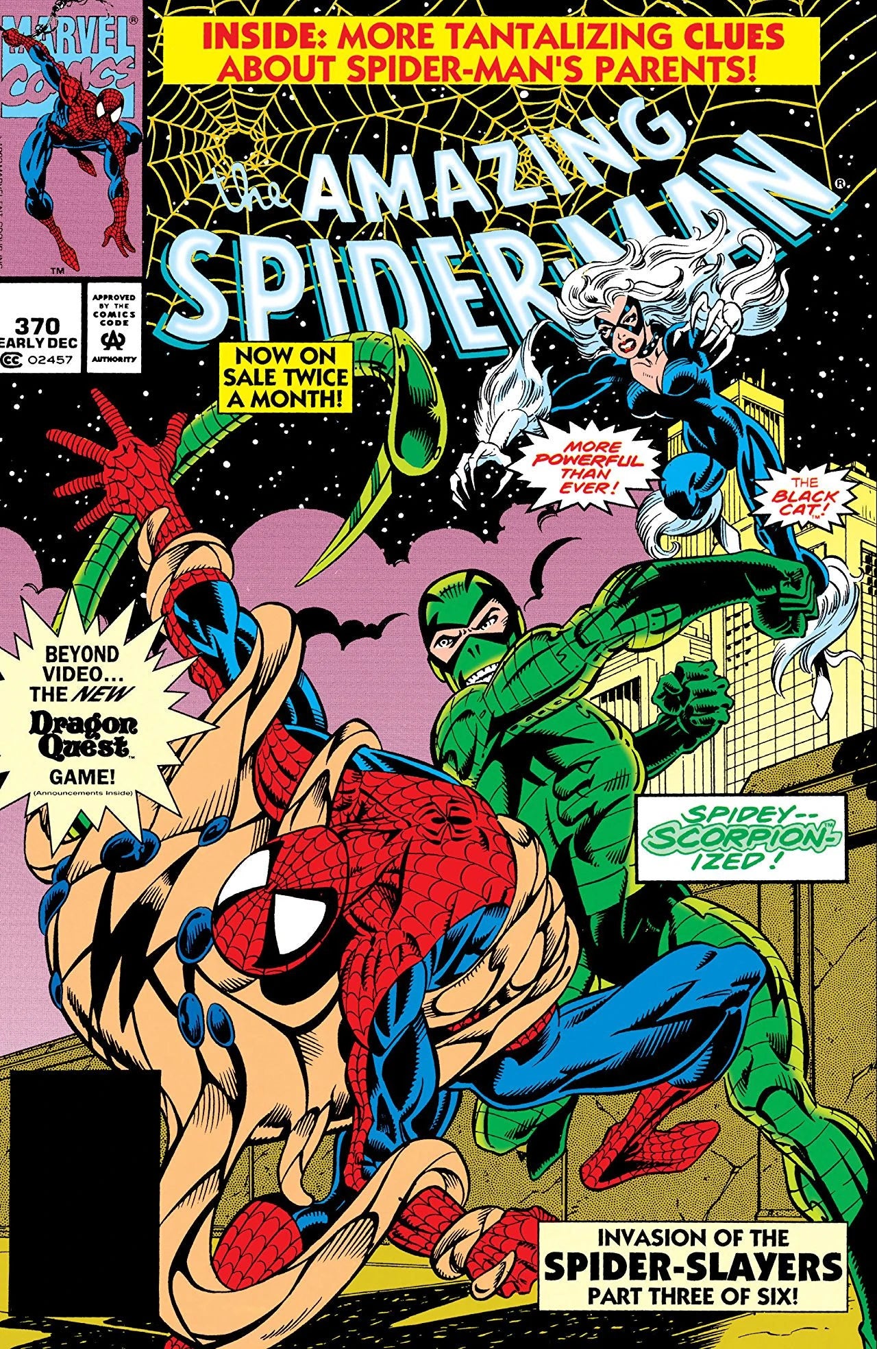 Amazing Spider-Man #370 A Direct Edition cover